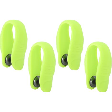 Lot de 4 pinces d'acupression portables en forme de pouce, aimantées et vertes. (1/5)