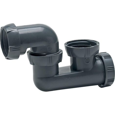 Siphon plastique à sortie orientable - Ø40 - G1"1/2 (40/49) - Wirquin Pro (1/3)