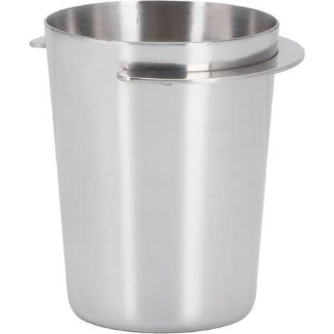 51 mm Dosiergriff aus Edelstahl für Kaffeemaschinen, zum Mahlen und Dosieren von Kaffeepulver (1/5)