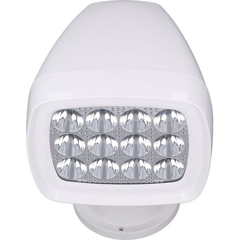 LED-Suchscheinwerfer mit Fernbedienung, Blinklicht, SOS-Modus, Spotlicht, DC 12V/24V, 27W, für Boote und den Außenbereich (1/5)