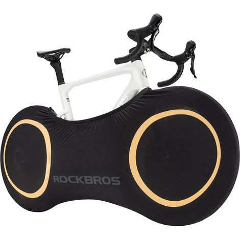 Funda el谩stica para bicicletas de 26-29 pulgadas, 71脳152 cm - negra (1/4)