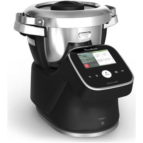 Robot Cuiseur Moulinex Noir Glama Robot Cuiseur Multifonction Avec Air Fryer, Balance Et écran Tactile Wi-fi - Moulinex (1/4)