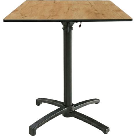 Table Pliable 59x59 cm plateau Compact modèle TABLE RACINE COMPACT pied T-One (1/3)