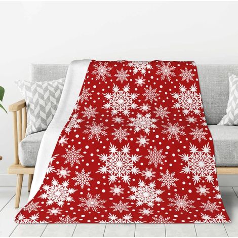 Plaid Polaire - 127 x 102 cm - Flanelle Anti-Peluchage 100 % - Pour Canapé Lit Chaise Extérieur Voyage - 1 Pièce (1/5)