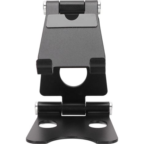 Support de téléphone multi-angles, multi-positions, base stable, couleur résistante, support de bureau pour PC/ordinateur portable, noir