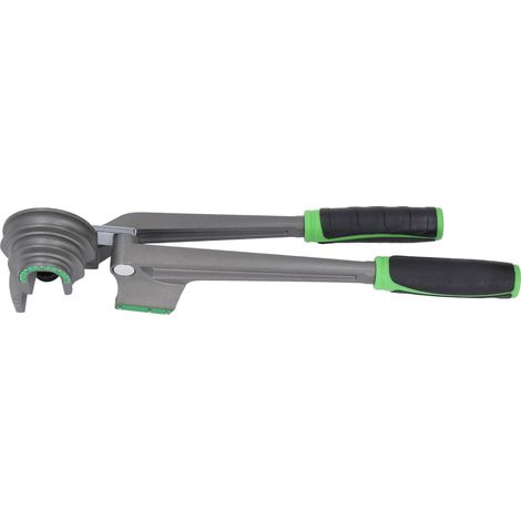 Doblador de tubos 3 en 1 de 180 grados para tubos de cobre y aluminio con diámetros exteriores de 1/4, 3/8 y 1/2 pulgada, para la reparación de sistemas de refrigeración y aire acondicionado. (1/5)