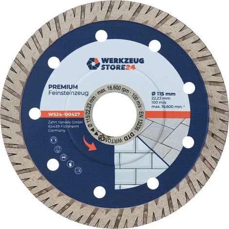 WS24 Disque à tronçonner diamanté Premium Grès cérame 115 mm - WS24-100427