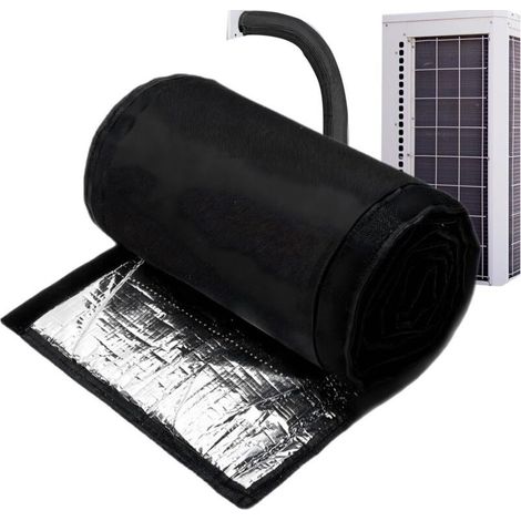 Révetement isolation tuyau climatiseur à 3 couches pour rétention chaleur et protection UV (1/5)