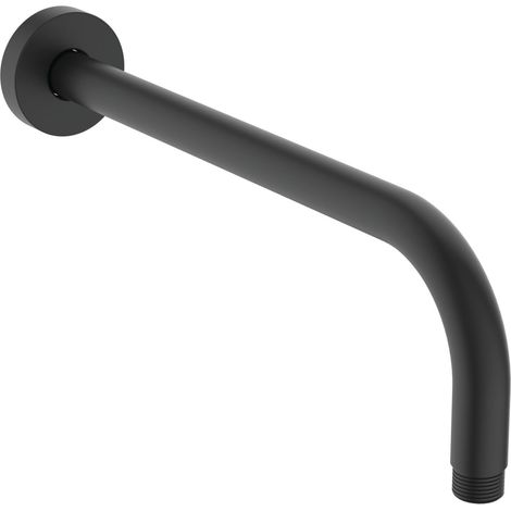 Ideal Standard - Idealrain, Braccio a parete per soffione, Supporto a L per doccione da 30cm, Nero seta (1/2)