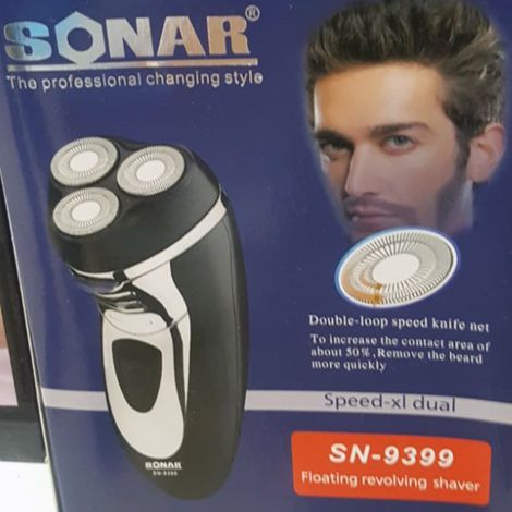 Rasoir Rechargeable Double Vitesse étanche 3w 3 Têtes