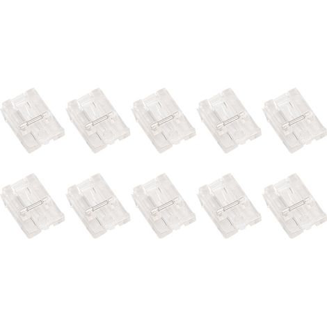 Lot de 10 pieds presseurs pour fermeture à glissière invisible, accessoires de machine à coudre multifonction en plastique (1/5)