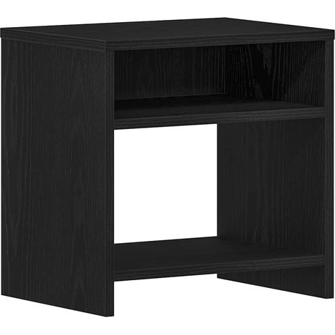 Maison Exclusive - Nachttisch Schwarz Eichen-Optik 40x30x40 cm Ho