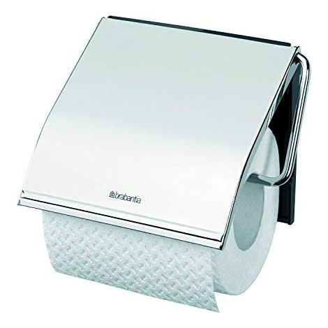 Brabantia Classic Bagno Portarotolo WC, Inox Lucido (1/3)