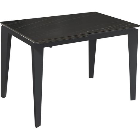 Mesa extensible con superficie de cerámica 120/170x80 cm (1/2)