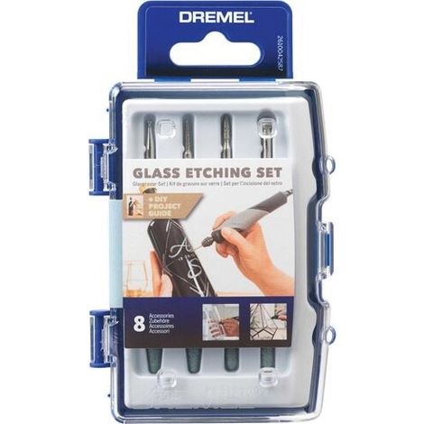 DREMEL 682 (2.615.C68.2JA) (9pc) Glass etching set (1/2)