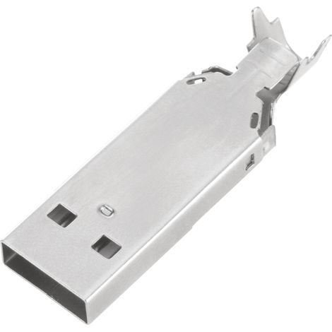 BeMatik - Connecteur mâle USB type A pour la soudure (1/5)