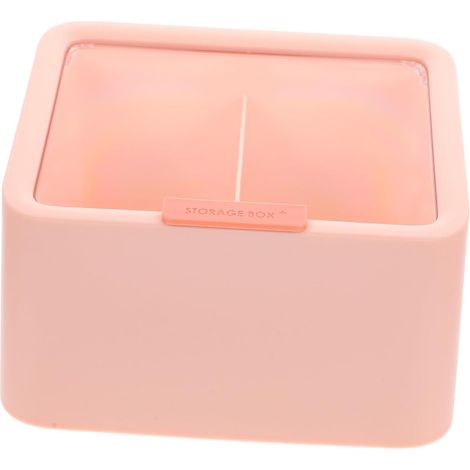 Makeup Organizer with Lid Double Compartment Box for Makeup