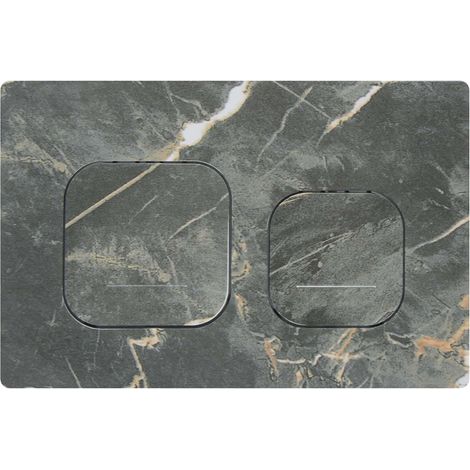 Plaque de Commande WC Compatible avec Duofix Sigma, Delta et Basic, Kit de Rechange avec Tiges de Poussée et Cadre de Montage pour UP300 (1/5)