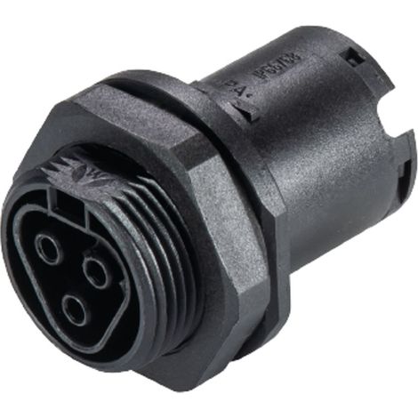 Wieland 96.031.1053.1 Conexión de aparato RST20i3 Parte hembra M25 3 polos negro, 9603110531