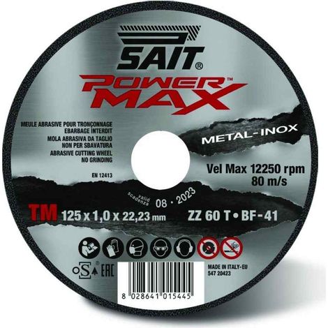 Mola da taglio piana POWER MAX - TM ZZ 60T Sait
