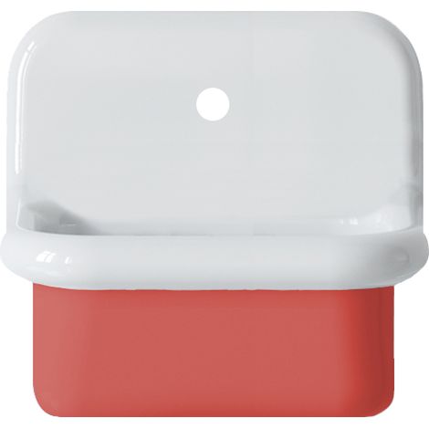 Lavabo retro de cerámica de 45 cm - True Colors Lite - Profundidad reducida - Rosa antiguo