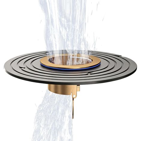 Avis de Douche Bague d'étanchéité intégrée, Installation Facile Bouche d'écoulement anti-odeur pour douche pour Canalisations de 4,8 à 9,9 cm Maison Hôtel Appartement Résidence Étudiante (1/5)