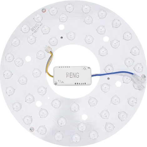 Panneau de Remplacement de Lumière de Ventilateur de Plafond 24W, Kit d'éclairage LED, 3cct 3000K 4200K 6500K
