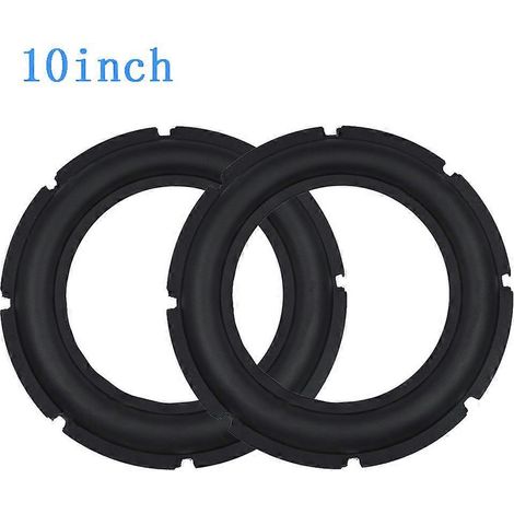 Bordure en caoutchouc pour haut-parleur de subwoofer, bague d'encadrement 10 pouces - remplacement enceinte (1/4)