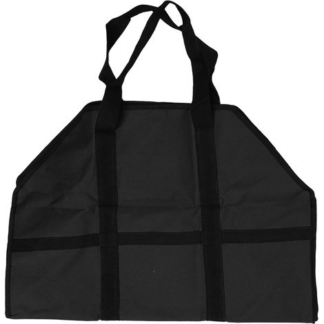 Sac de transport de bois de chauffage portable, fabriqué en tissu Oxford 600D, grand porte-bûches robuste avec poignées pour le chauffage domestique, le camping, le barbecue B. (1/5)