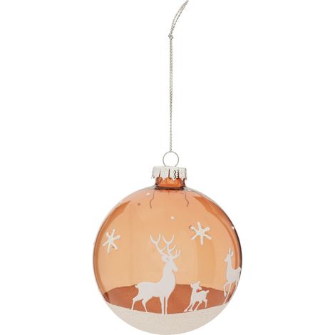 BDN VERRE 80MM RENNE BRONZE - Feeric lights & christmas (1/2)
