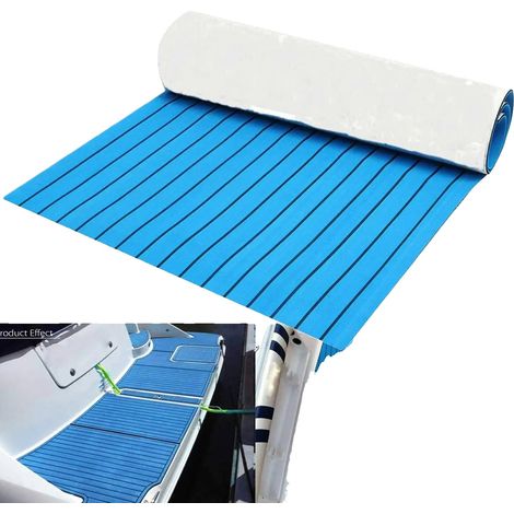 Tappetino in schiuma EVA, design antiscivolo, facile installazione, blu (1/5)