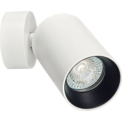 NOLAN 01 - Spot s/patère, blanc, a/lpe LED 6,6W 3000K 600lm incl. (1/6)
