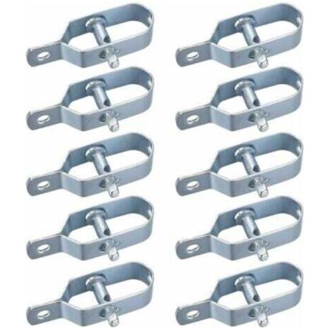 10 pezzi tenditori per reti metalliche, tenditori per recinzioni, tenditori per filo spinato, kit di connettori per tenditori per funi per filo di tensione (1/4)