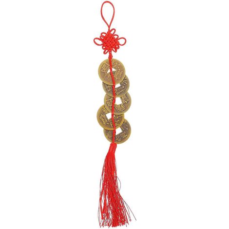 Pendentif en cuivre style chinois, motif nœud chinois, décorations de style chinois pour la maison