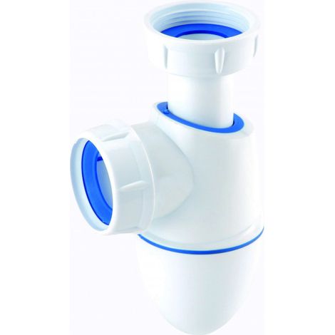 Siphon Waschbecken Easyphon Bi-Injektion verstellbar PVC Ø40