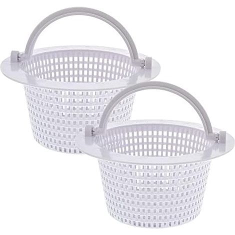 Panier de Remplacement pour éCumoire de Piscine avec PoignéE, Paquet de 2 - Paniers D'éCumoire à Travers Le Mur pour Piscine Hors Sol (1/5)