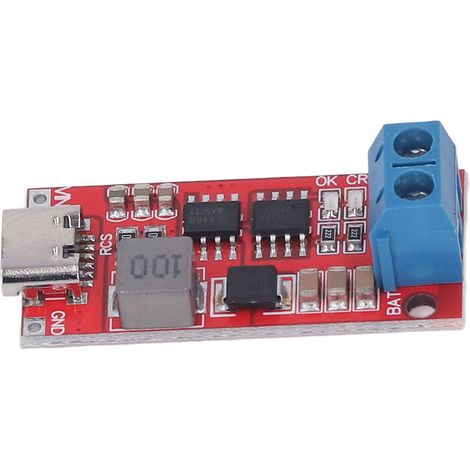 Module charge Lithium Type C PCB Élévateur Tension DC3-6V 4A, Protection Batterie, Step-Up Régulateur, Carte Électronique (1/5)