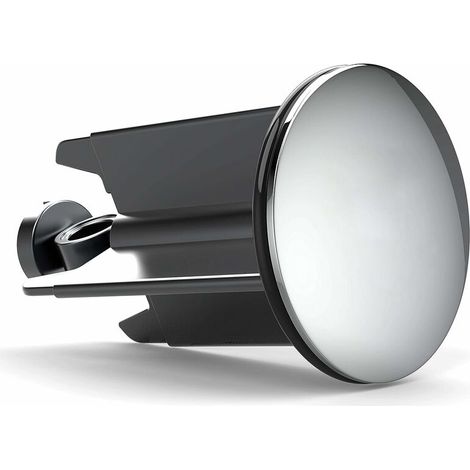 Premium Bonde de lavabo chromée de 40mm – pour Salle de Bain - Bouchon d'évier Universel pour lavabo et Bidet - Réglable en Hauteur, Inoxydable et Anti-calcaire - Qui va Parfaitement (1/5)