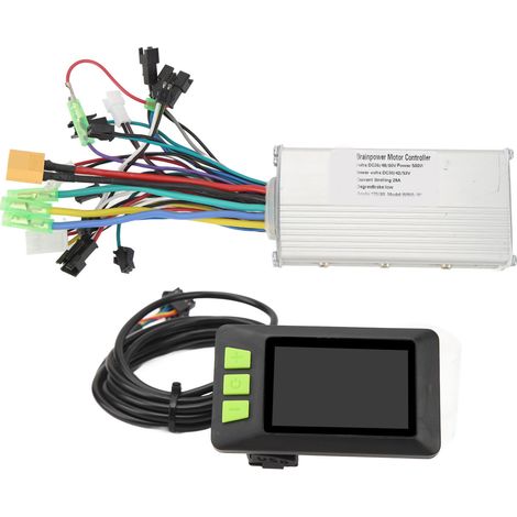 36V 48V 60V 500W 28A Contrôleur Sinusoidal 3 Modes Sans Balais + Écran 930 Kit de Remplacement (1/5)