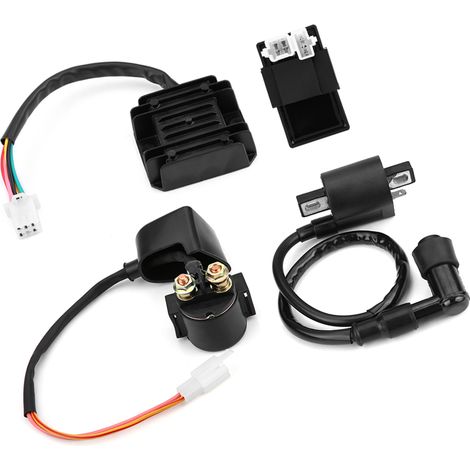 CDI-Zündspule + Regler/Gleichrichter + Magnetventil für 150ccm 250ccm Quad, Offroad-Motorrad, Pitbike, Buggy, ATV (1/5)