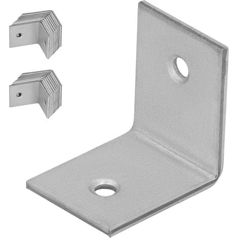 KOTARBAU® Zimmermannswinkelverbinder, Edelstahl, verzinkt, 30 x 30 x 25 mm, 25-teilig