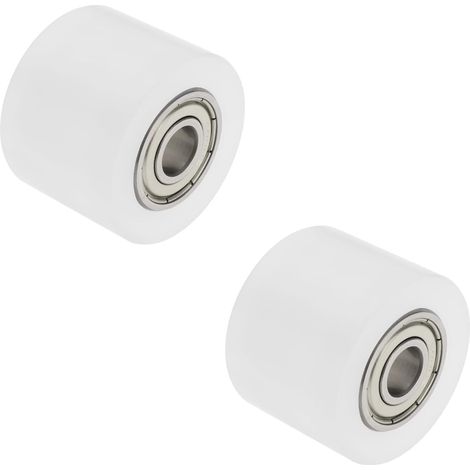 2 Pieces 6000ZZ Nylon Plastic Bearings Sliding Pulley Bearing 40 x 30 mm Bearing Mechanical Pulley for Conveyor Belts Sliding Doors Sliding Windows (1/5)