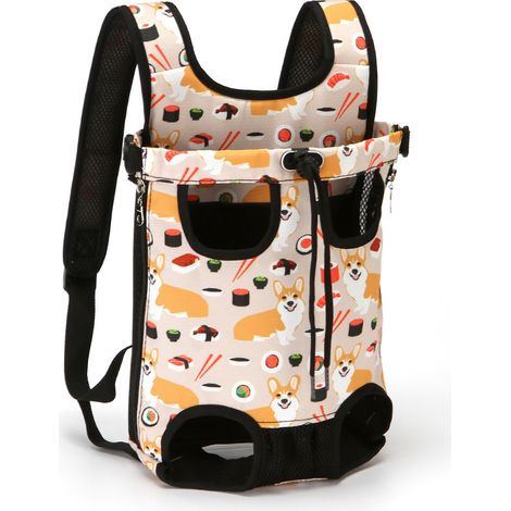 M, Sacs à Dos pour Chiens Moyenne et Grande Taille Sac de Transport pour Chien Chats Sac ventral Chien Voyage, Camping (1/5)
