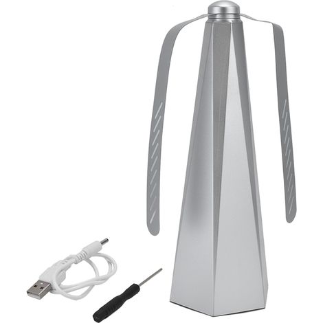 Ortviai Ventilateur anti-mouches USB, 3 pales, léger et silencieux pour extérieur et pique-nique (1/5)