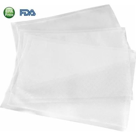 Sacs Sous Vide - ROCK - Lot de 100 - 28 x 40 cm - Compatible avec toutes marques - 80 à 85 microns (1/4)