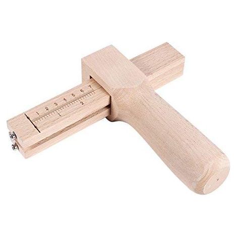 Outil de Coupe Lanière Cuir Réglable Main avec Précision pour Artisanat du Cuir avec 5 pales DIY Craft Tool (1/4)