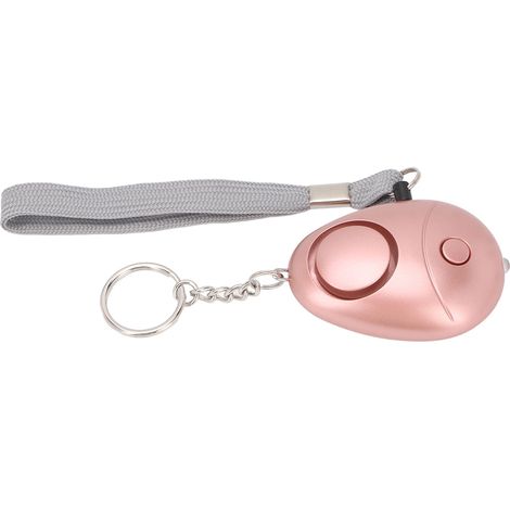 Alarme personnelle portable Safe Sound 130 dB avec voyants LED pour femmes, hommes, enfants et personnes âgées, couleur or rose (1/5)