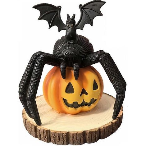 Décorations de citrouilles araignées pour Halloween, décorations d'automne, décorations de table pour la maison, les fêtes et les vacances.