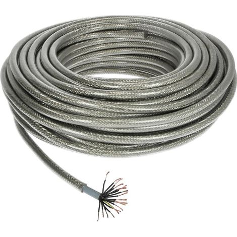 Câble de commande blindé en PVC 18 x 1,0 mm² avec conducteur de protection