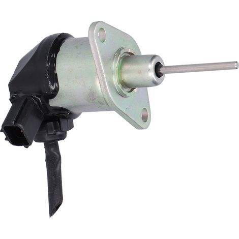 Électrovanne d'arrêt carburant 12V TOSD-03-047, solénoïde de coupure moteur pour excavatrice, accessoire de stop moteur électrique, compatible pelles et engins de chantier. (1/5)